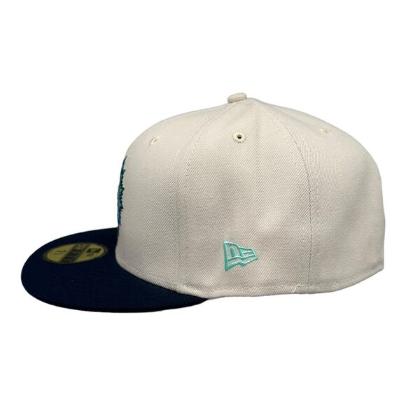 New Era 59Fifty Fitted Florida Marlins Shoreline Pack Hat Men's Sz 7‎ 3/4 - Picture 5 of 8